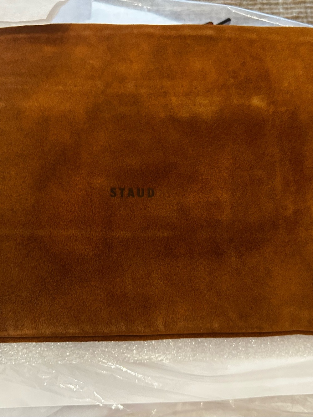 STAUD • tan suede mini Ronnie bag - Picture 6 of 13